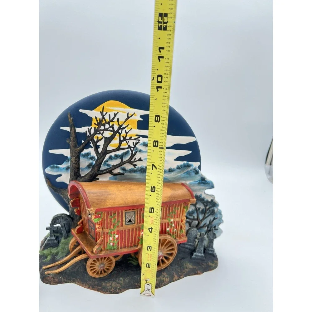 Universal Monsters The Wolf Man Coin Bank Gypsy Wagon 1941 Horror Collectible